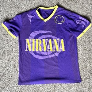 NIRVANA Purple and Yellow Kids Tee